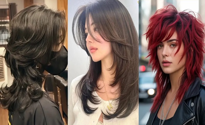 wolf cut women