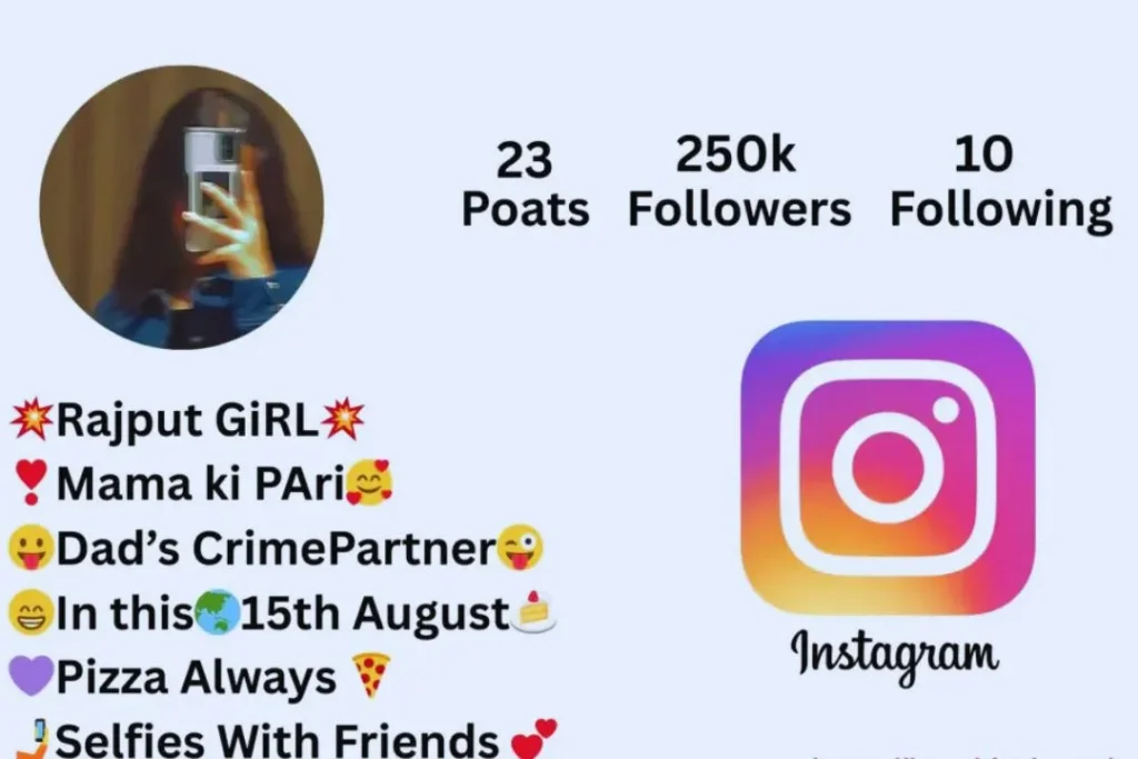 English Bio for Instagram for Girl