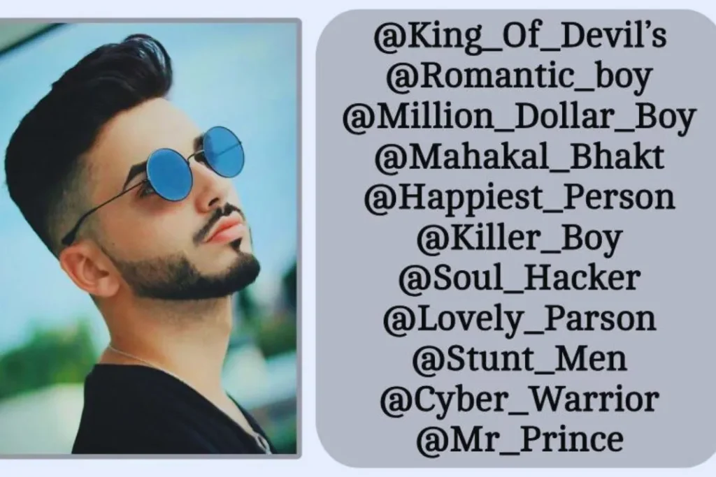 Stylish Attitude Names for Instagram for Boy
