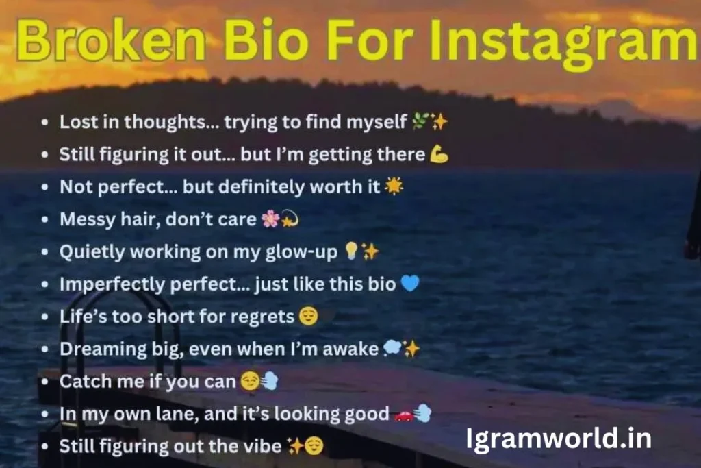 Broken Bio for Instagram