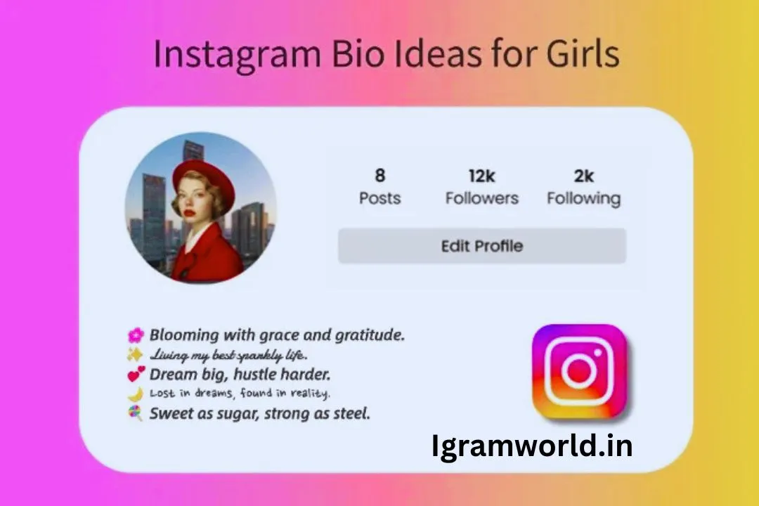 Instagram bio for girls
