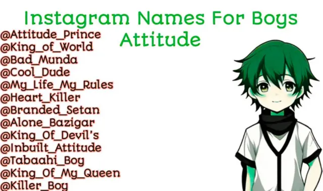 username for instagram for boy stylish