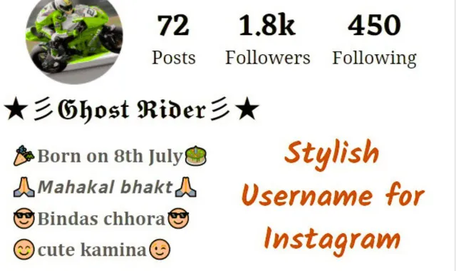 username for instagram for boy stylish