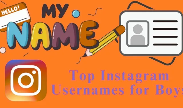 username for instagram for boy stylish